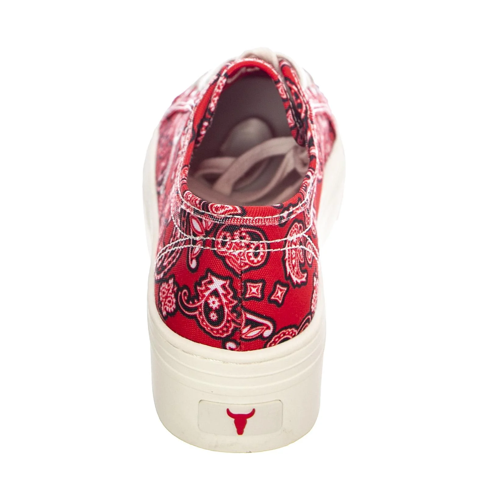 Womens Ruby Bandana Red Shoes - Image 4