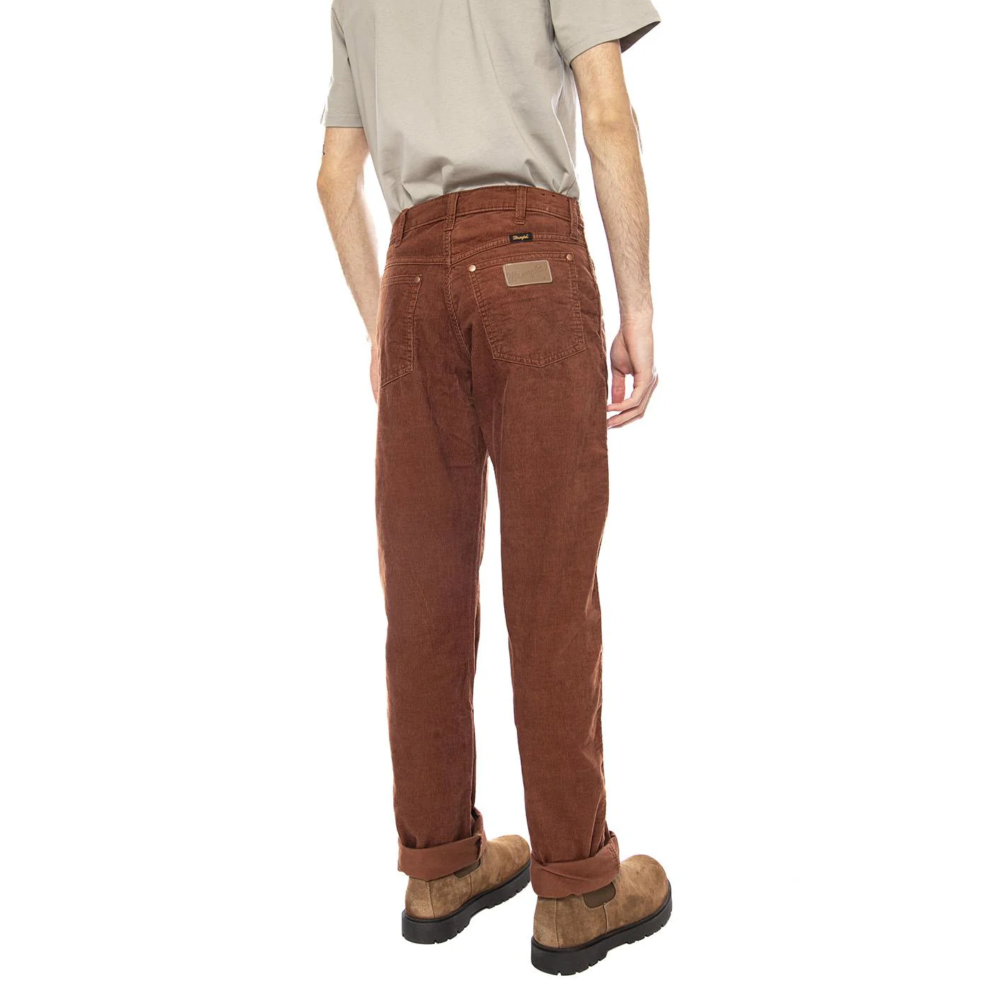 13MWZ Wrangler Brown - Men's Brown Pants WRANGLER - Image 3