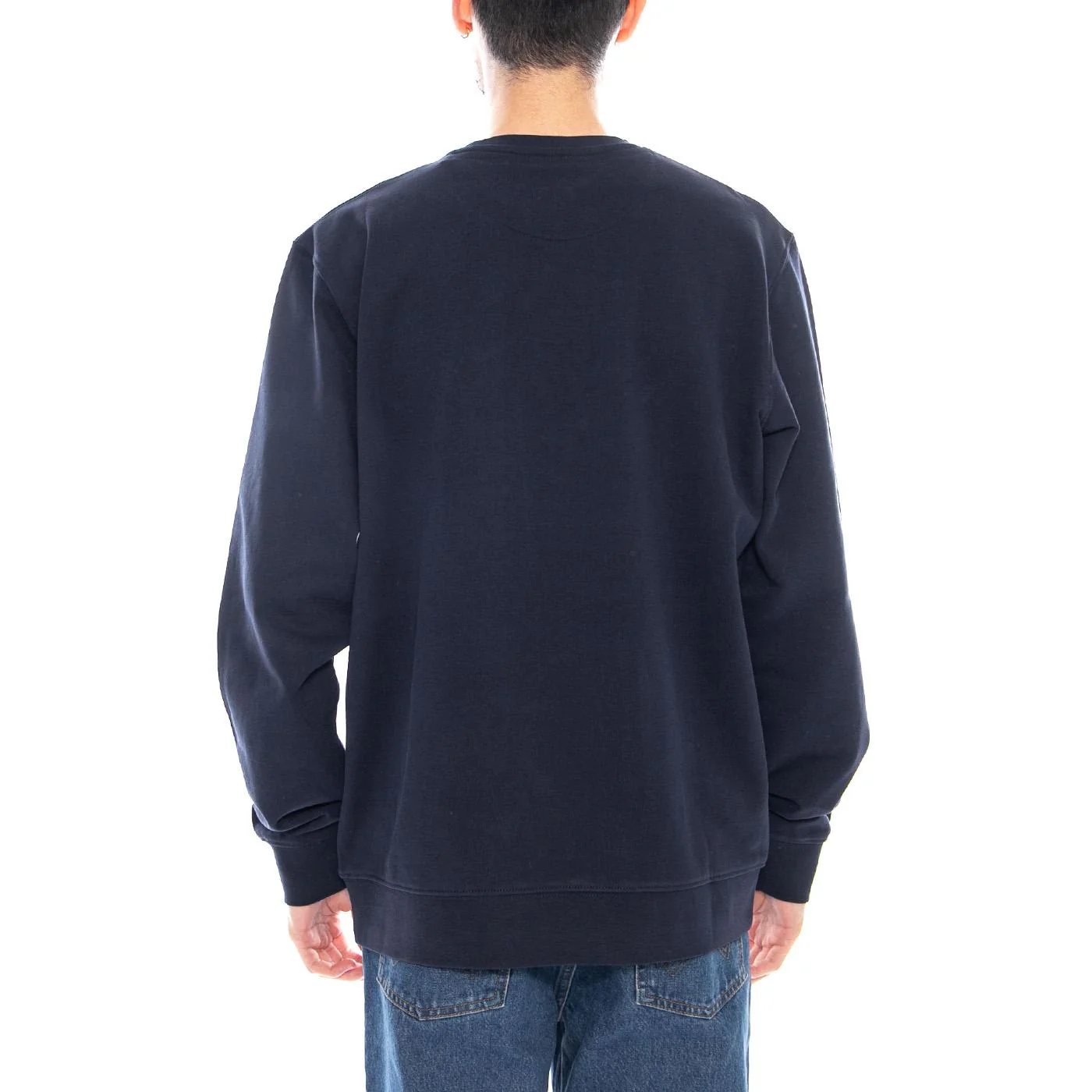 SIGN OFF CREW - Navy - Men's Crew Neck Sweatshirt Blue Men's WRANGLER - Image 3