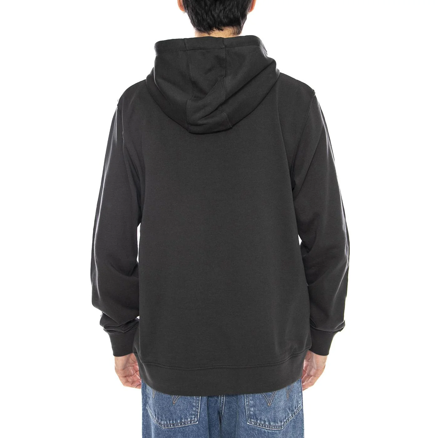 Sign Off Hoodie Faded Black - Men's Black Hoodie WRANGLER - Image 3