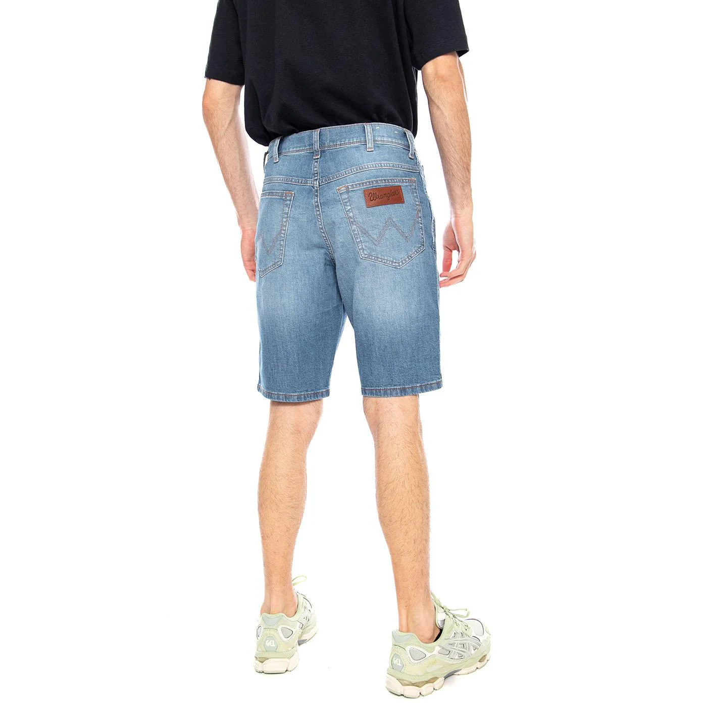 TEXAS SHORTS LIGHT WASH - Men's Blue Denim Bermuda Shorts WRANGLER - Image 3